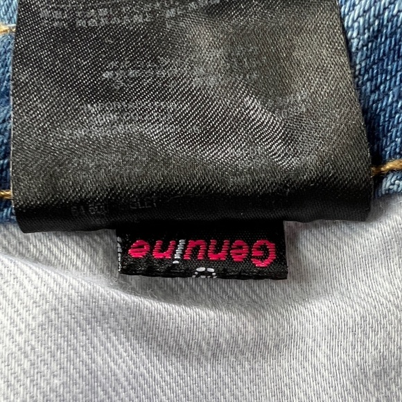 Volcom Georgia May Jagger GMJ Boyfriend Grommet Jean Light Blue Size 27 - Picture 13 of 15